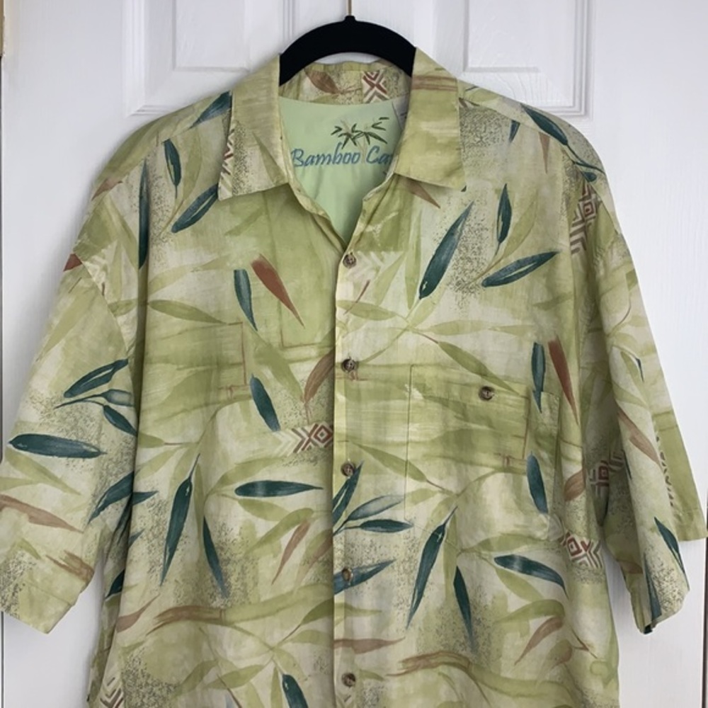 Bamboo Cay Bamboo Print Camp / Hawaiian Shirt